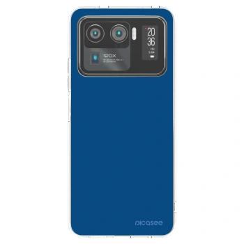 Picasee silikonový průhledný obal pro Xiaomi Mi 11 Ultra - Navy Blue