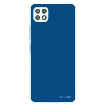 Picasee silikonový průhledný obal pro Samsung Galaxy A22 A226B 5G - Navy Blue