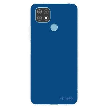 Picasee silikonový průhledný obal pro Realme C21 - Navy Blue