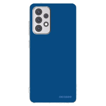 Picasee silikonový průhledný obal pro Samsung Galaxy A52s 5G A528B - Navy Blue