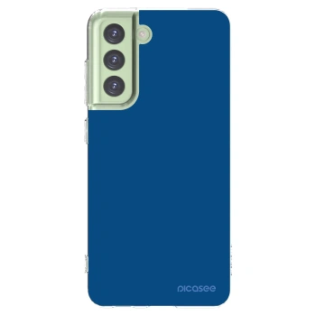 Picasee silikonový průhledný obal pro Samsung Galaxy S21 FE 5G - Navy Blue