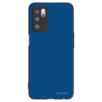 Picasee silikonový černý obal pro OPPO A16s - Navy Blue