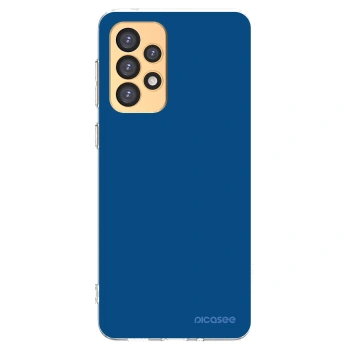 Picasee silikonový průhledný obal pro Samsung Galaxy A33 5G A336 - Navy Blue