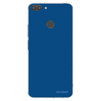 Picasee silikonový průhledný obal pro Huawei P Smart - Navy Blue