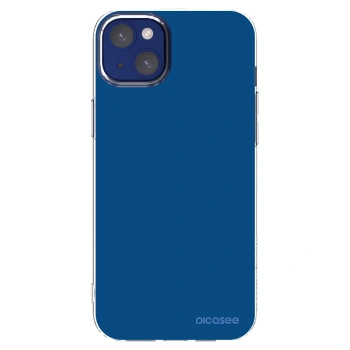 Picasee silikonový průhledný obal pro Apple iPhone 14 Plus - Navy Blue