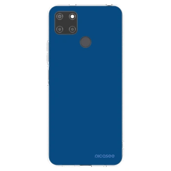 Picasee silikonový průhledný obal pro Realme C21Y - Navy Blue