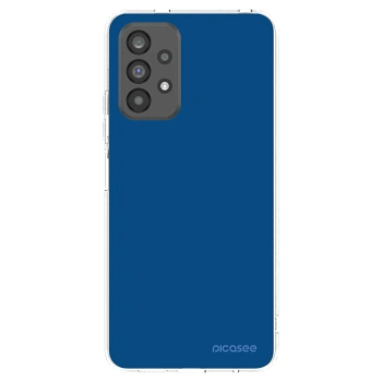 Picasee silikonový průhledný obal pro Samsung Galaxy A73 5G - Navy Blue