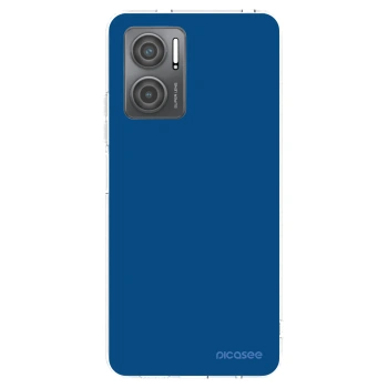 Picasee silikonový průhledný obal pro Xiaomi Redmi 10 5G - Navy Blue