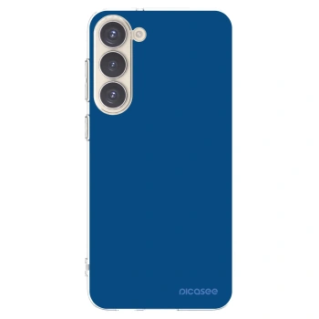 Picasee silikonový průhledný obal pro Samsung Galaxy S23+ 5G - Navy Blue
