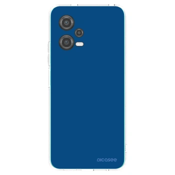 Picasee silikonový průhledný obal pro Xiaomi Poco X5 - Navy Blue