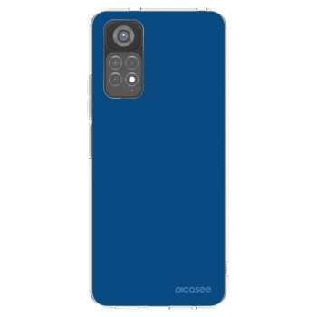 Picasee silikonový průhledný obal pro Xiaomi Redmi Note 11S 5G - Navy Blue