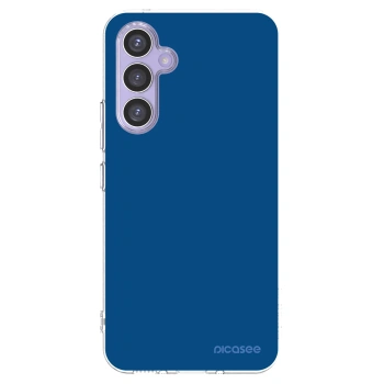 Picasee silikonový průhledný obal pro Samsung Galaxy A54 5G A546B - Navy Blue