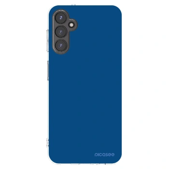 Picasee silikonový průhledný obal pro Samsung Galaxy A14 5G A146P - Navy Blue