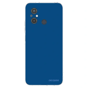 Picasee silikonový průhledný obal pro Xiaomi Redmi 12C - Navy Blue