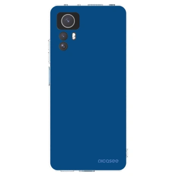 Picasee silikonový průhledný obal pro Xiaomi Redmi Note 12S - Navy Blue