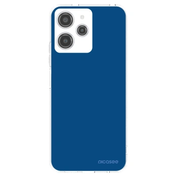 Picasee silikonový průhledný obal pro Xiaomi Redmi 12 4G - Navy Blue