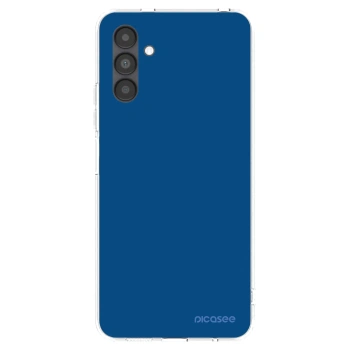 Picasee silikonový průhledný obal pro Samsung Galaxy A04s A047F - Navy Blue
