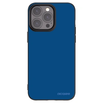 Picasee silikonový černý obal pro Apple iPhone 15 Pro Max - Navy Blue