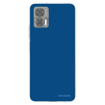 Picasee silikonový průhledný obal pro Motorola Edge 30 Neo - Navy Blue