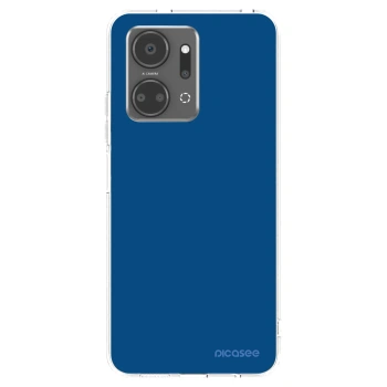 Picasee silikonový průhledný obal pro Honor X7a - Navy Blue