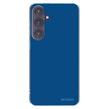 Picasee silikonový průhledný obal pro Samsung Galaxy S24+ S926B 5G - Navy Blue