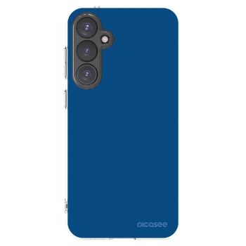 Picasee silikonový průhledný obal pro Samsung Galaxy S23 FE S711B - Navy Blue