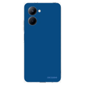 Picasee silikonový průhledný obal pro Realme C33 (2023) - Navy Blue