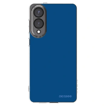 Picasee silikonový průhledný obal pro Samsung Galaxy S25 Edge 5G - Navy Blue
