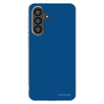 Picasee silikonový průhledný obal pro Samsung Galaxy A56 5G A566B - Navy Blue