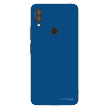 Picasee silikonový průhledný obal pro Xiaomi Redmi 7 - Navy Blue
