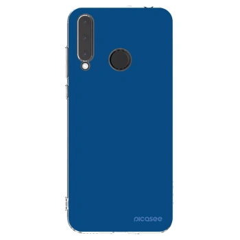 Picasee silikonový průhledný obal pro Honor 20 Lite - Navy Blue