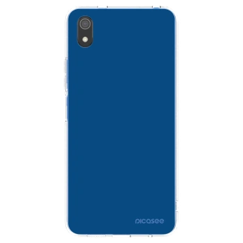 Picasee silikonový průhledný obal pro Xiaomi Redmi 7A - Navy Blue