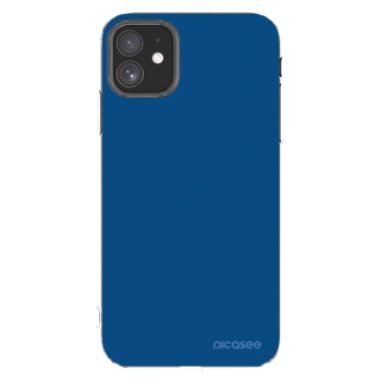 Picasee silikonový průhledný obal pro Apple iPhone 11 - Navy Blue