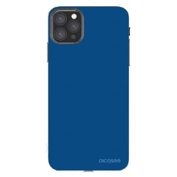 Picasee silikonový průhledný obal pro Apple iPhone 11 Pro Max - Navy Blue