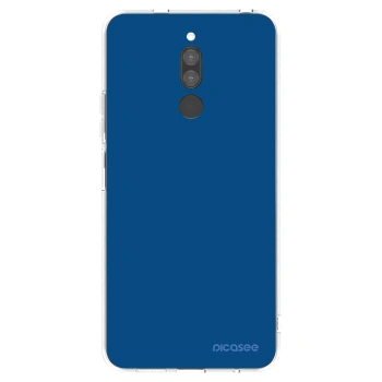 Picasee silikonový průhledný obal pro Xiaomi Redmi 8 - Navy Blue