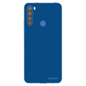 Picasee silikonový průhledný obal pro Xiaomi Redmi Note 8T - Navy Blue