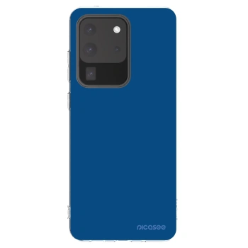 Picasee silikonový průhledný obal pro Samsung Galaxy S20 Ultra 5G G988F - Navy Blue