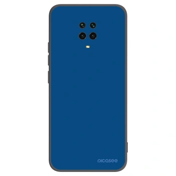 Picasee silikonový černý obal pro Xiaomi Redmi Note 9 Pro - Navy Blue