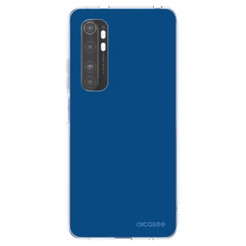 Picasee silikonový průhledný obal pro Xiaomi Mi Note 10 Lite - Navy Blue