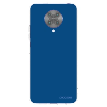 Picasee silikonový průhledný obal pro Xiaomi Poco F2 Pro - Navy Blue