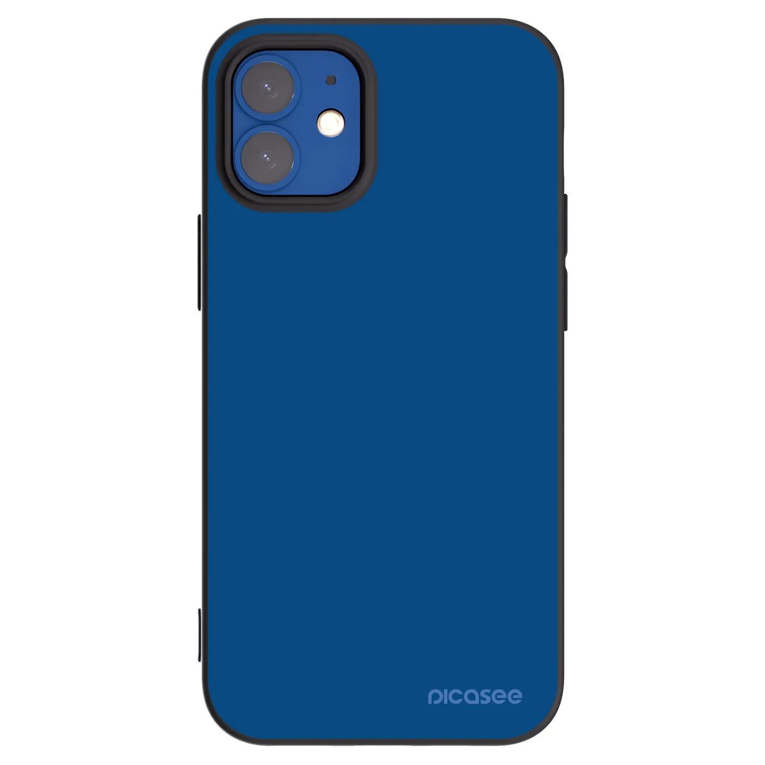 Picasee silikonový černý obal pro Apple iPhone 12 mini - Navy Blue