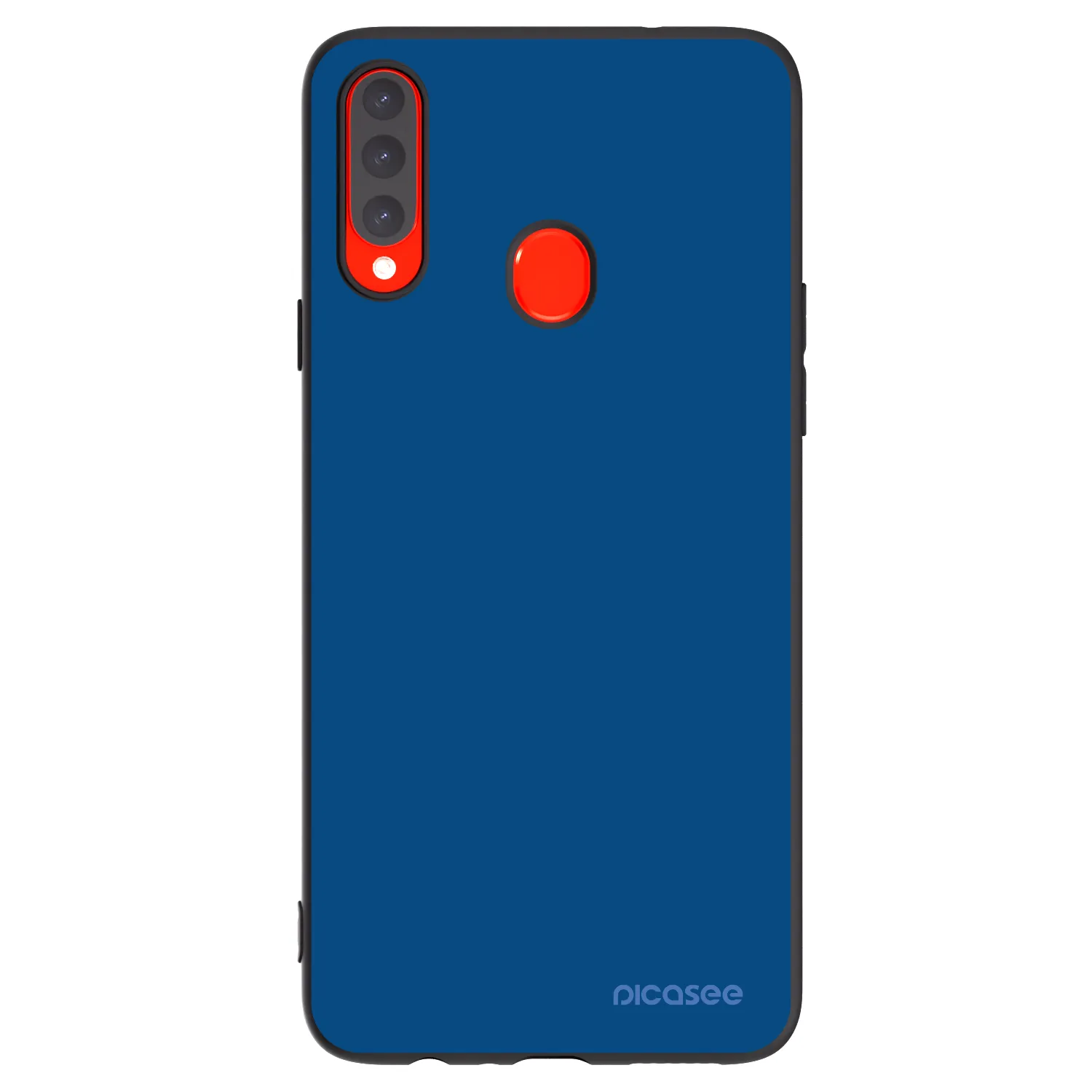 Picasee silikonový černý obal pro Samsung Galaxy A20s - Navy Blue