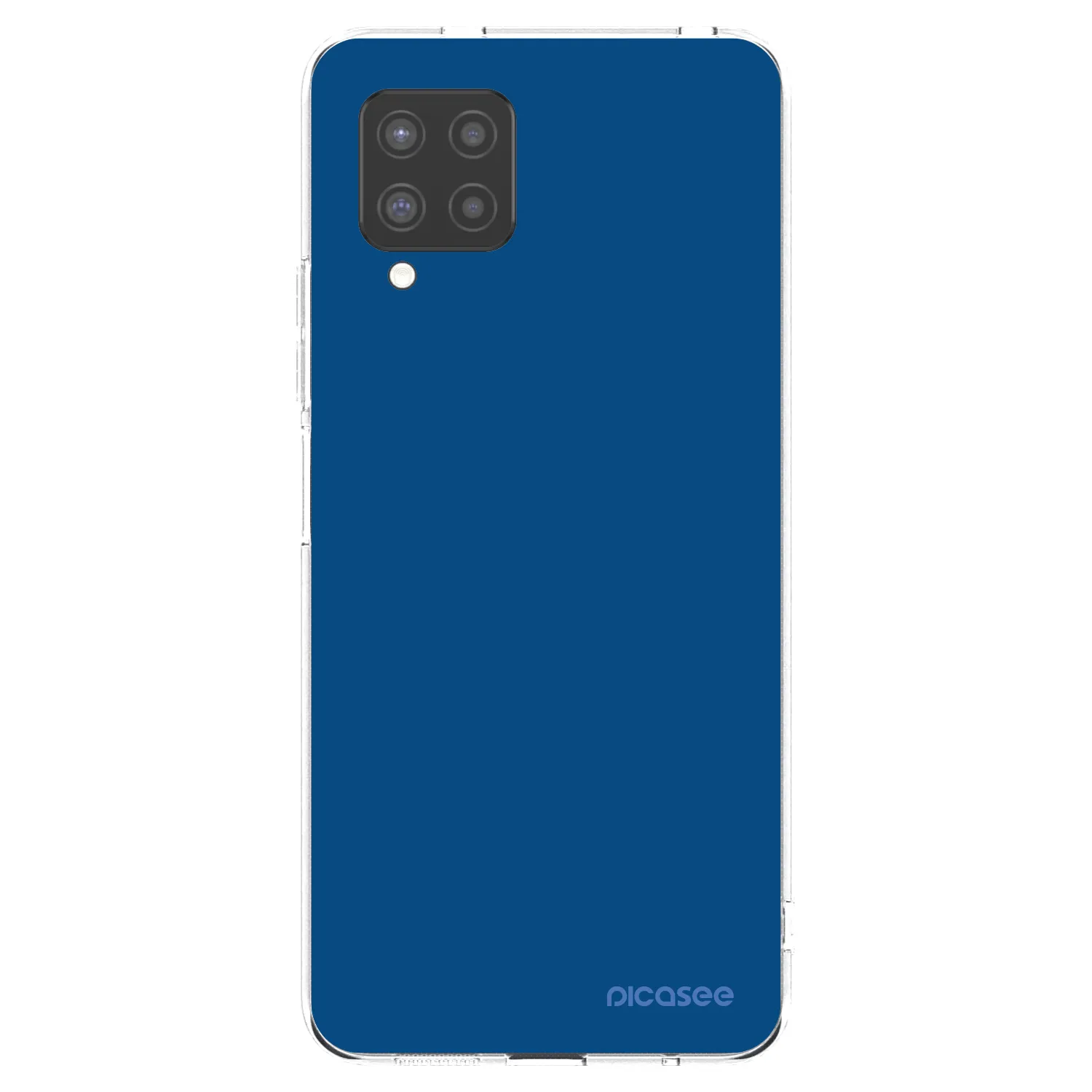 Picasee silikonový průhledný obal pro Samsung Galaxy A42 A426B - Navy Blue