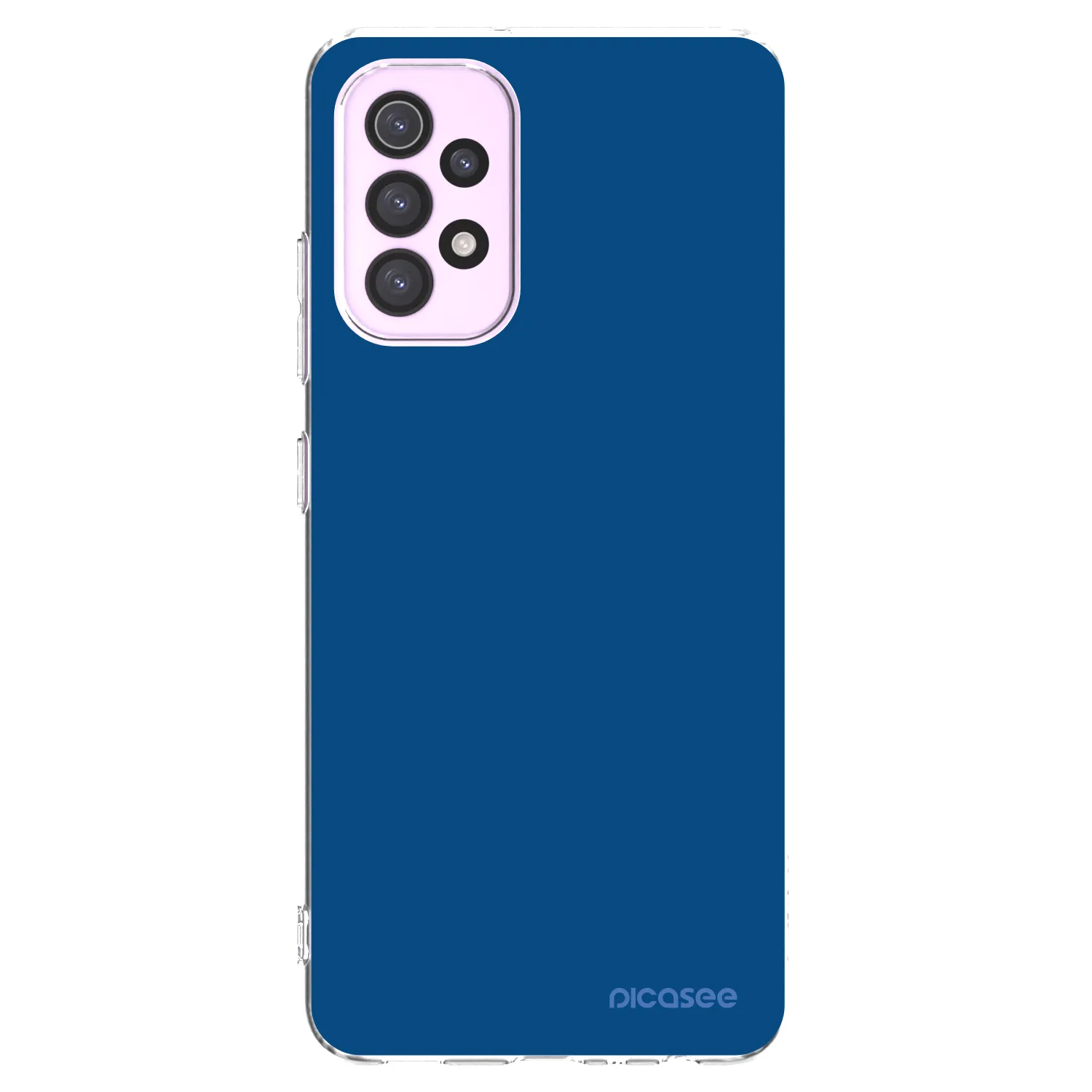 Picasee silikonový průhledný obal pro Samsung Galaxy A32 5G A326B - Navy Blue