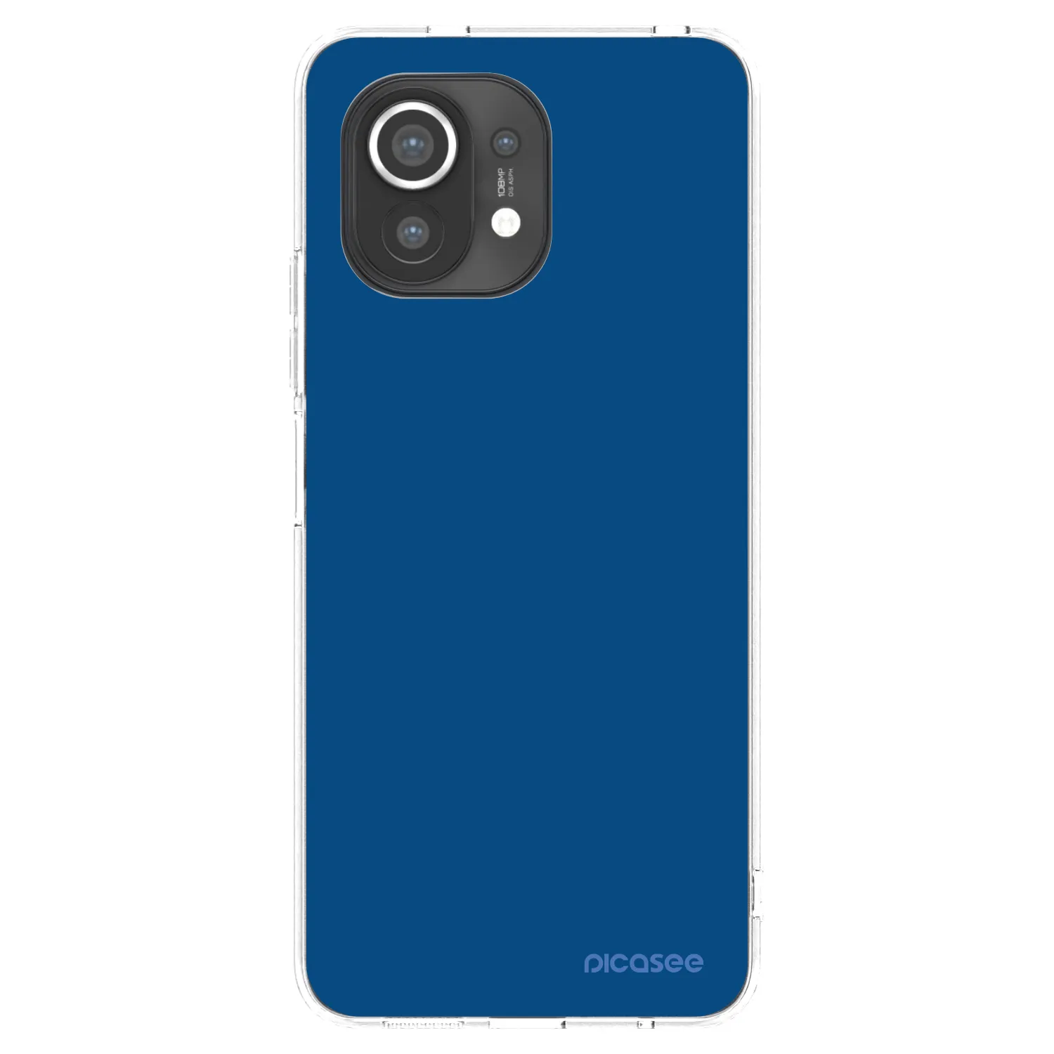 Picasee silikonový průhledný obal pro Xiaomi Mi 11 - Navy Blue