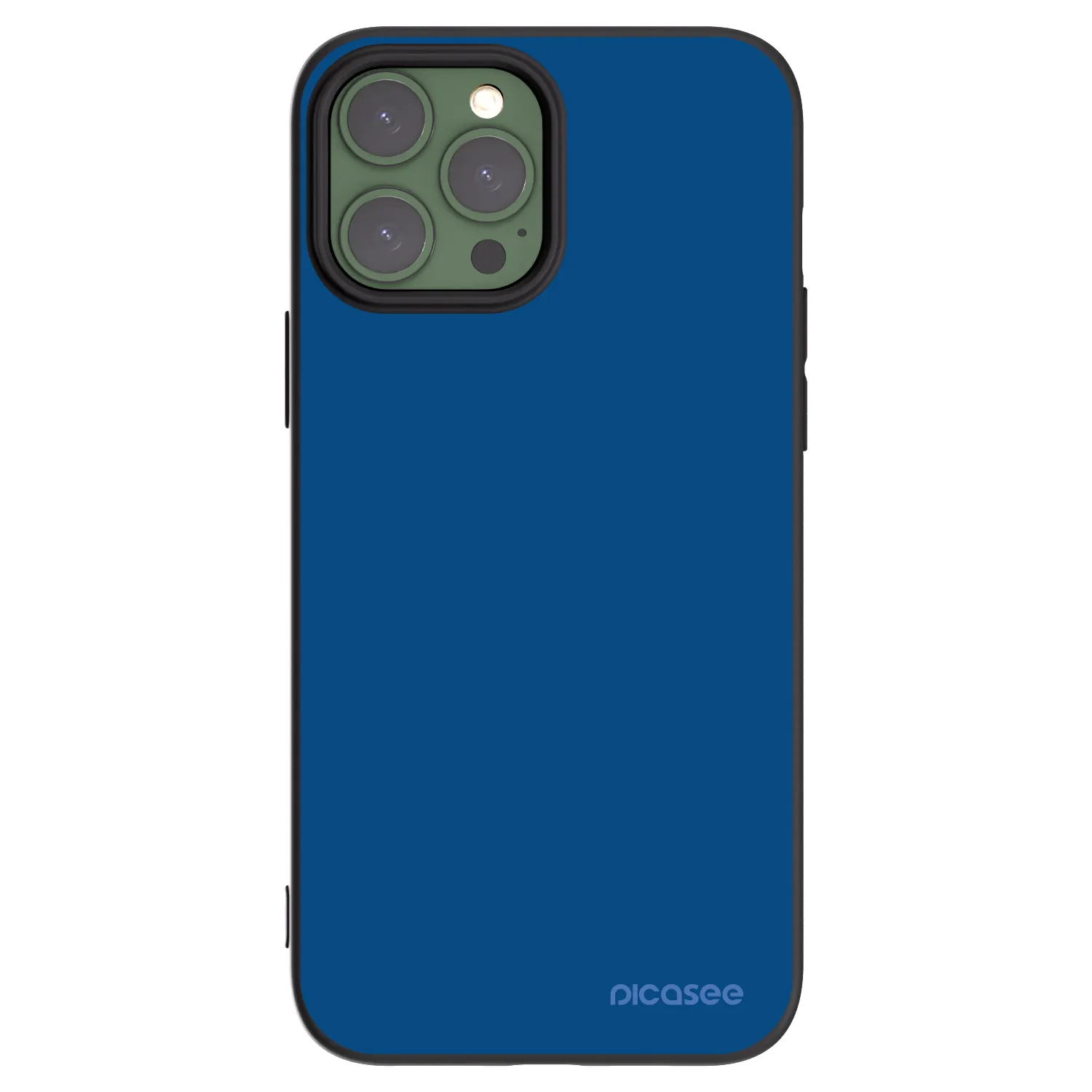 Picasee silikonový černý obal pro Apple iPhone 13 Pro Max - Navy Blue
