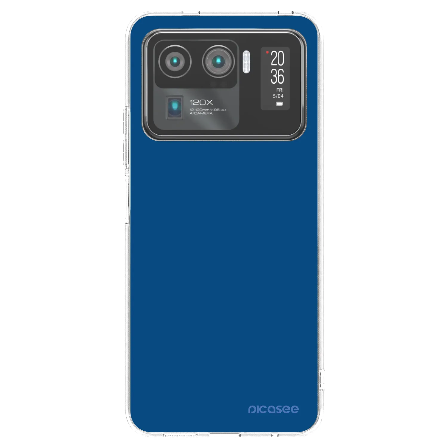 Picasee silikonový průhledný obal pro Xiaomi Mi 11 Ultra - Navy Blue