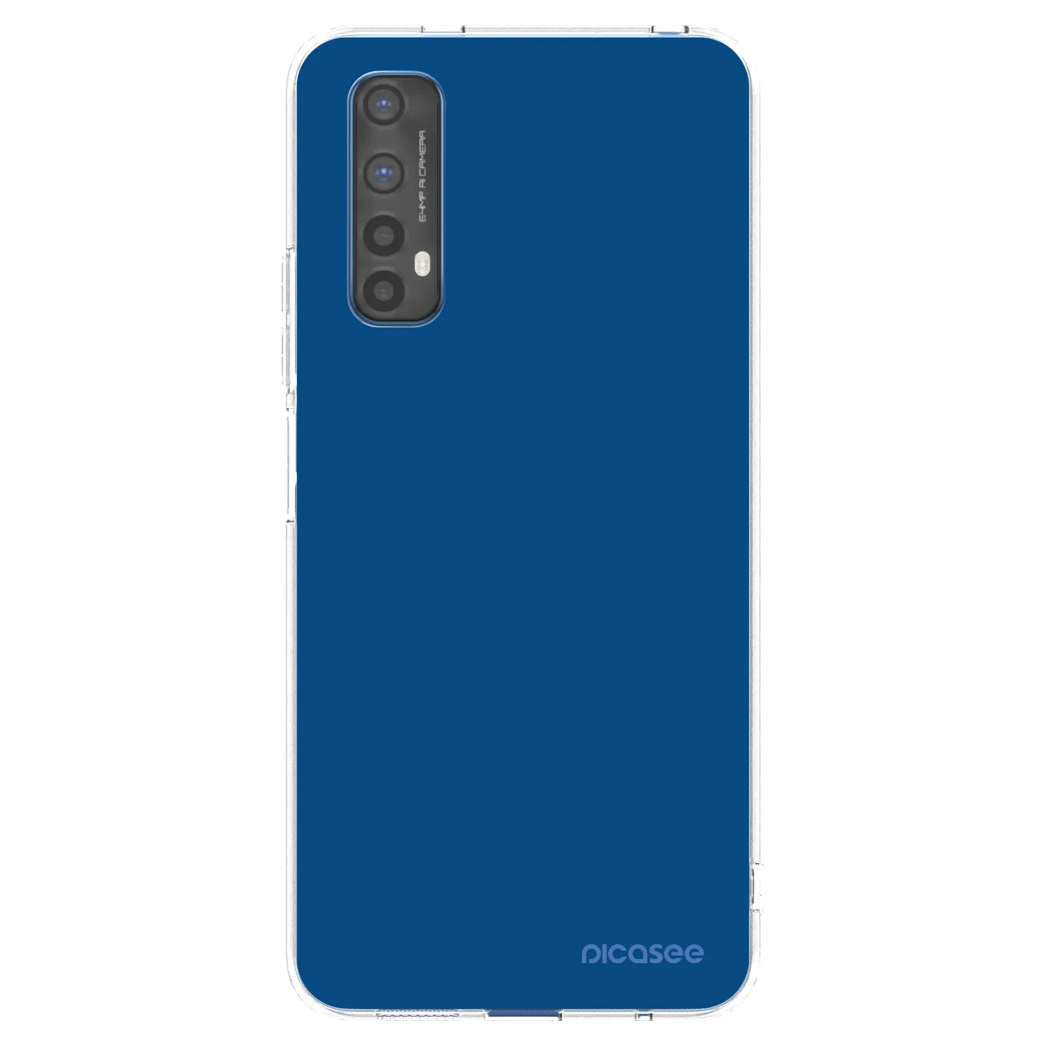 Picasee silikonový průhledný obal pro Realme 7 - Navy Blue