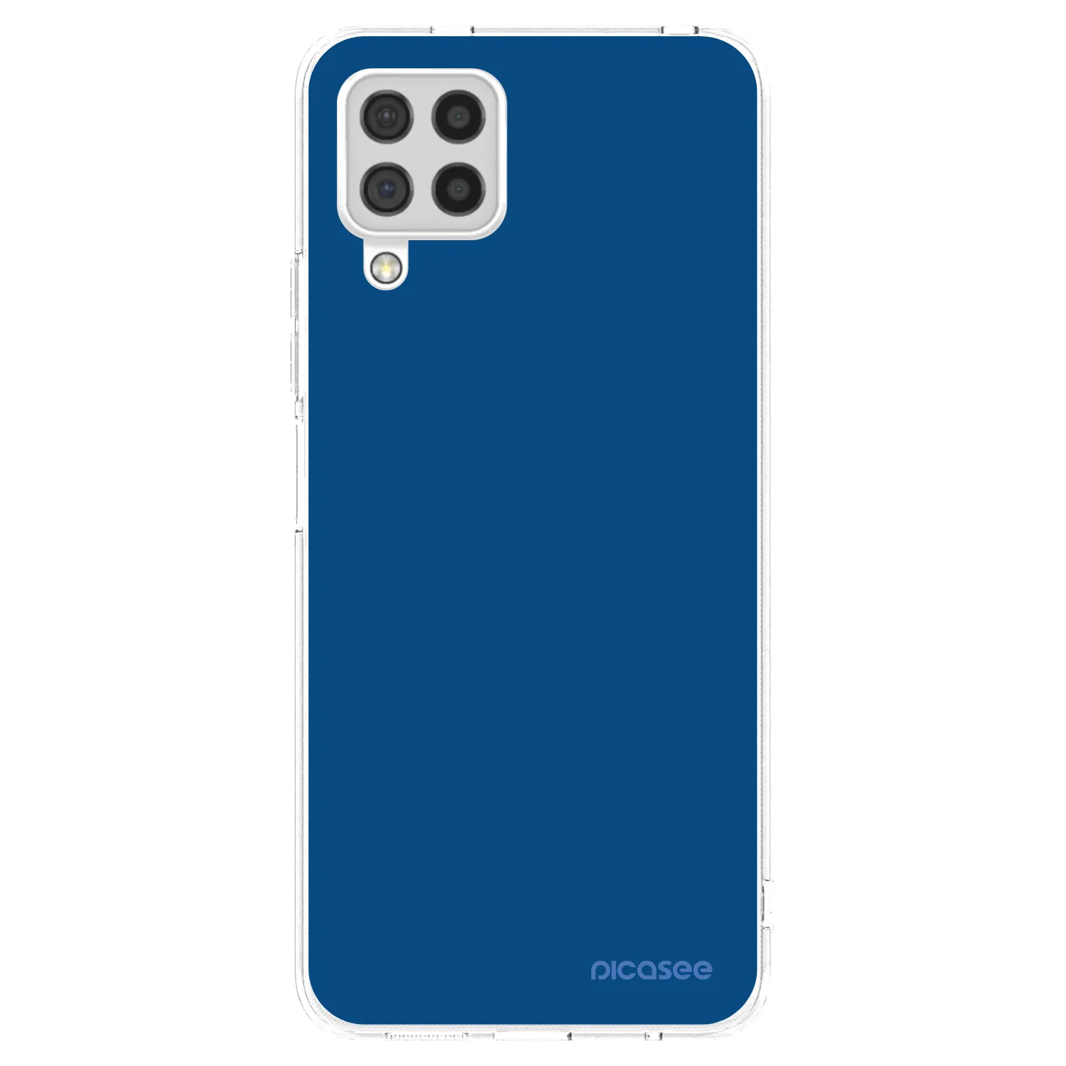Picasee silikonový průhledný obal pro Samsung Galaxy A22 A225F 4G - Navy Blue