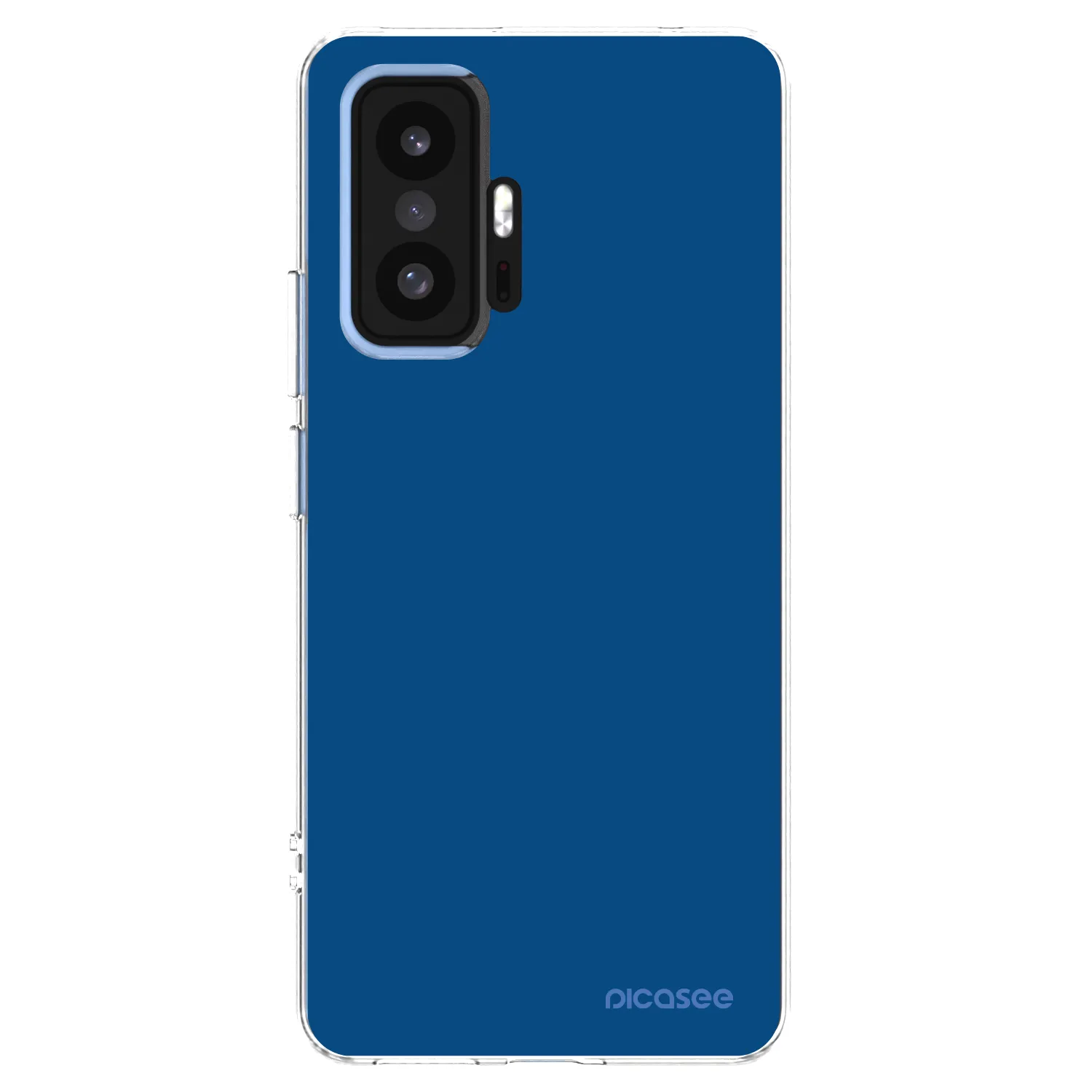 Picasee silikonový průhledný obal pro Xiaomi 11T Pro - Navy Blue